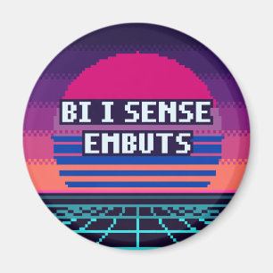 Bi I Sense Embuts Katalanischer Stolz Pixel Magnet