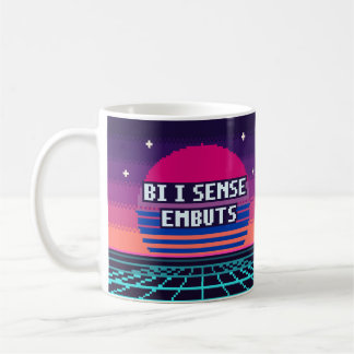 Bi ich zeige stolz katalanische Pixel-Tasse Kaffeetasse