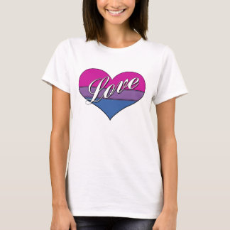 Bi-Liebe-Herz T-Shirt