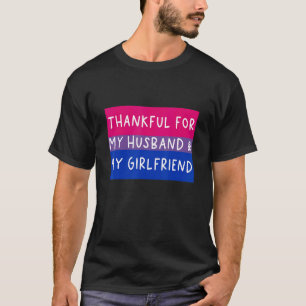 Bi Liebe, Polyamorist, Dank für die Ehemännin Girl T-Shirt