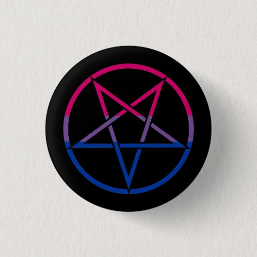 Bi-Pentagramm Button (Vorderseite)