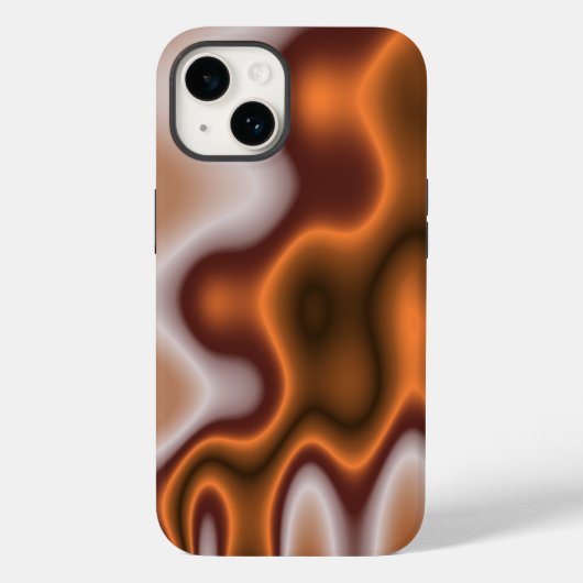 Bi Polar Molten Kupfer Case-Mate iPhone Hülle (Rückseite)
