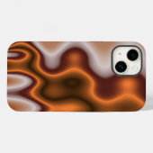 Bi Polar Molten Kupfer Case-Mate iPhone Hülle (Rückseite (Horizontal))