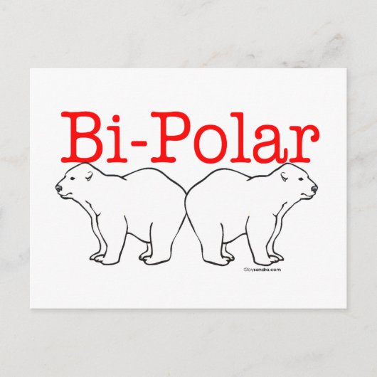 Bi-Polar Postkarte (Vorderseite)