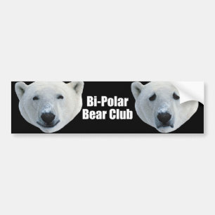 Bi-polarer Bärn-Verein-Autoaufkleber Autoaufkleber