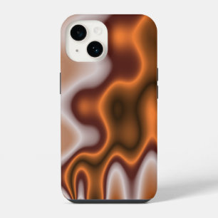 Bi-Polares geschmolzenes Kupfer iPhone 14 Hülle