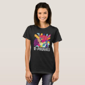 Bi Powered Bisexual Rainbow Pride March Bisexualit T-Shirt (Vorne ganz)