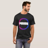 Bi Pride Bisexual Flag LGBT Bisexualität T-Shirt (Vorne ganz)