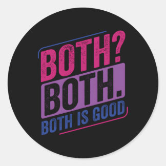 Bi Pride Biual Biuality Bi Flag Runder Aufkleber
