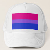 Bi Pride Bold Hat Truckerkappe (Vorderseite)