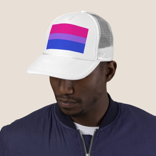 Bi Pride Bold Hat Truckerkappe (Beispiel)