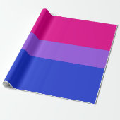 Bi Pride Celebration Wrapping Paper Geschenkpapier (Ungerollt)