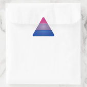 Bi Pride Colors Highlight Dreieckiger Aufkleber (Tasche)