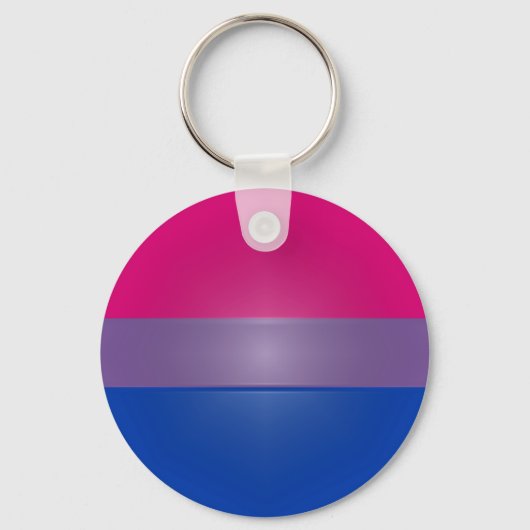 Bi Pride Colors Highlight Schlüsselanhänger (Vorderseite)
