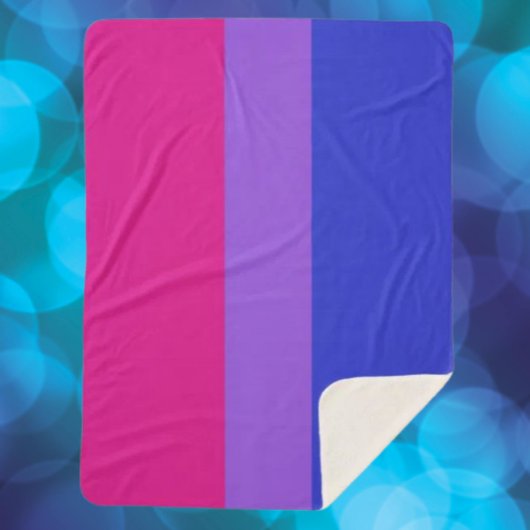 Bi Pride Cozy Sherpadecke