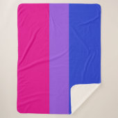 Bi Pride Cozy Sherpadecke (Vorderseite)