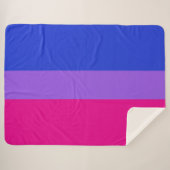 Bi Pride Cozy Sherpadecke (Vorderseite (Horizontal))