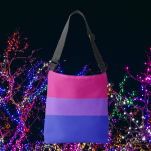 Bi-Pride-Cross-Body-Companion Tragetaschen Mit Langen Trägern