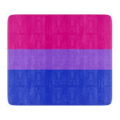 Bi Pride Cutting Board of Pride Schneidebrett (Vorderseite)