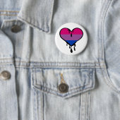 Bi Pride Dripping Heart Button (Beispiel)