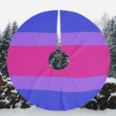Bi Pride Festive Polyester Weihnachtsbaumdecke