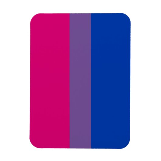Bi Pride Flag Magnet (Premium) (Vertikal)