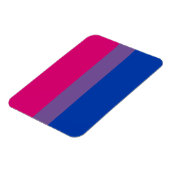 Bi Pride Flag Magnet (Premium) (Linke Seite)