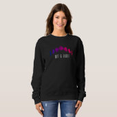 Bi-Pride-Flag-Moon nicht Phase Sweatshirt (Vorne ganz)