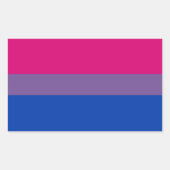 Bi Pride Flag Sticker Sheets (Rechteck) (Vorderseite)