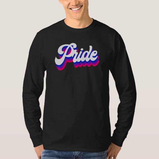 Bi-Pride-Flag T-Shirt (Vorderseite)