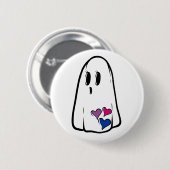 Bi Pride Ghost Button (Vorne & Hinten)