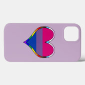 Bi Pride Heart Case-Mate iPhone Case (Rückseite (Horizontal))