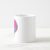 Bi Pride Heart Coffee Tasse (Mittel)