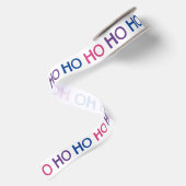 Bi Pride Ho Ho Ribbon Satinband (Rückseite)