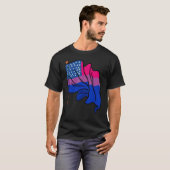 Bi Pride Monat US-Flagge Bisexuelle Flagge Que Lgb T-Shirt (Vorne ganz)