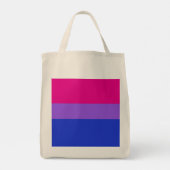Bi Pride Öko Lebensmittelgeschäft Tasche (Rückseite)
