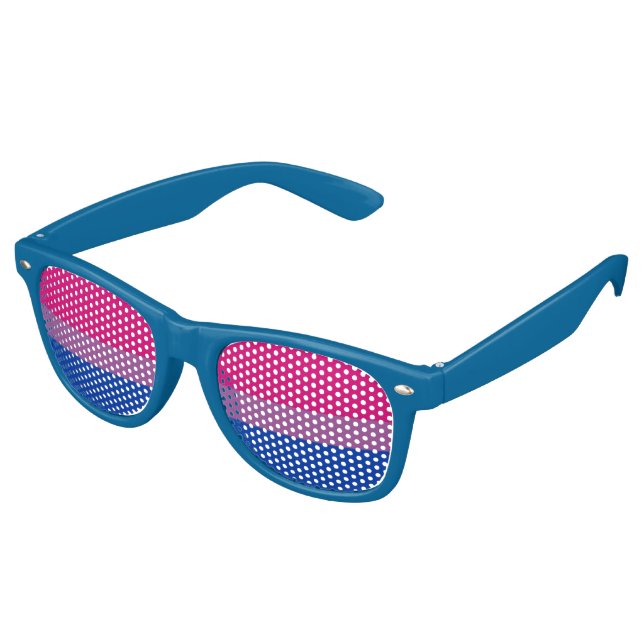 BI Pride Partybrille (Schrägansicht)