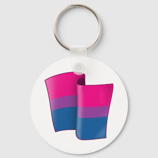 Bi-Pride-Schlüsselanhänger Schlüsselanhänger (Vorderseite)