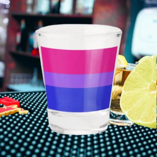 Bi Pride Schnapsglas