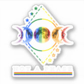 Bi-Pride-Shirt kein LGBT-Syndrom Aufkleber (Vorderseite)