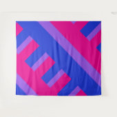 Bi Pride Wall Wandteppich (Vorderseite (Horizontal))