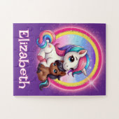 Bi-Racial Unicorn Puzzle (Horizontal)