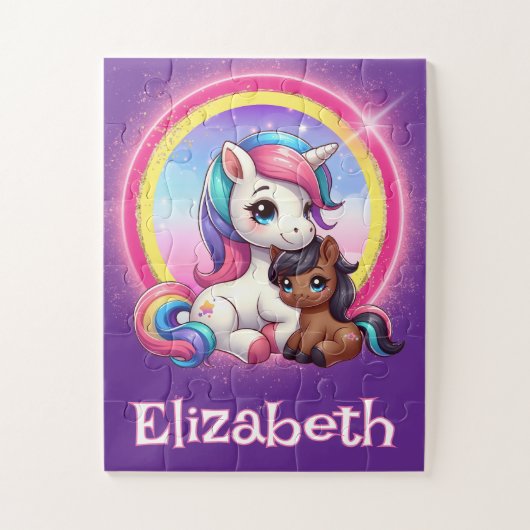 Bi-Racial Unicorn Puzzle (Vertikal)