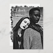 Bi rassisches LGBT "Liebe u. Romance" Karte (Vorne/Hinten)