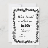 Bi rassisches LGBT "Liebe u. Romance" Karte (Rückseite)