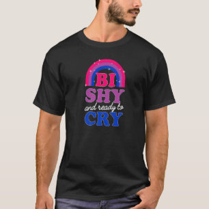 Bi schüchtern und bereit, Niedlichen Bi-exual Stol T-Shirt