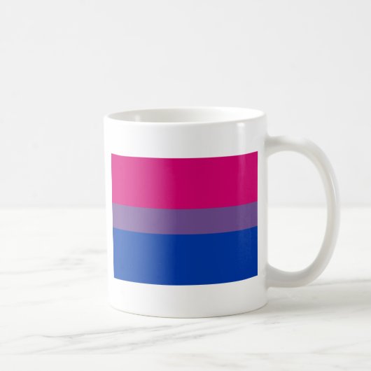Bi-Sexuelle Stolz-Flagge Kaffeetasse (Rechts)