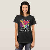 Bi Shy And Ready To Cry Bisexual Pride Bisexuality T-Shirt (Vorne ganz)