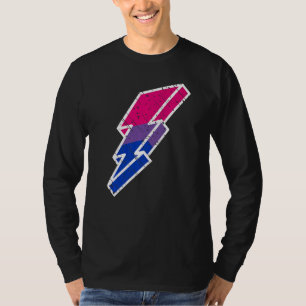 Bi Stolz Blitzschlag Cute Lgbtq Parade Subtil P T-Shirt