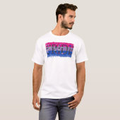 Bi-Stolz-Farben T-Shirt (Vorne ganz)